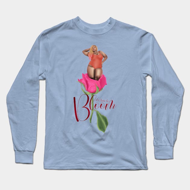 It's Time To Bloom Long Sleeve T-Shirt by Jarrodjvandenberg